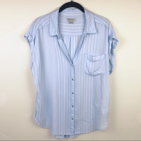 Calvin Klein Jeans Tops - Calvin Klein Airy Sleeveless Blouse